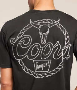 Tops|Graphic T-Shirts | Changes Coors Banquet Rope T-Shirt Black