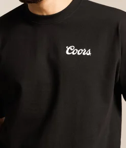 Changes Coors Banquet Skull Rope Mountain T-Shirt Black Sale