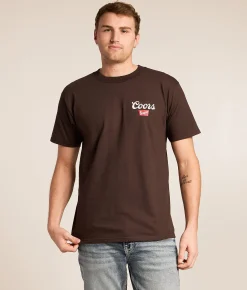 Tops|Graphic T-Shirts | tee luv Coors Banquet Sunset Longhorn T-Shirt Java