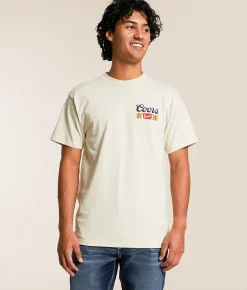 Tops|Graphic T-Shirts | tee luv Coors Banquet T-Shirt Cream