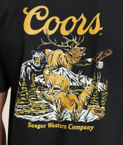 Tops|Graphic T-Shirts | Seager Coors Banquet T-Shirt Black
