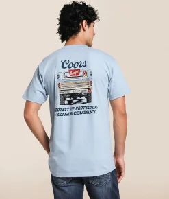 Seager Coors Banquet T-Shirt Blue Sale