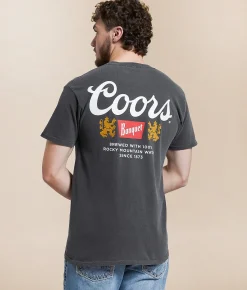 tee luv Coors Banquet T-Shirt Black Sale