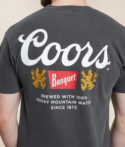 tee luv Coors Banquet T-Shirt Black Sale