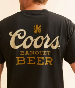 Graphic T-Shirts | tee luv Coors Banquet T-Shirt Black