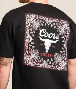 tee luv Coors Banquet T-Shirt Black Hot