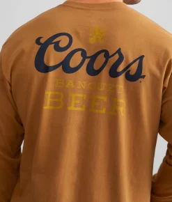 Graphic T-Shirts | tee luv Coors Banquet T-Shirt Light Brown
