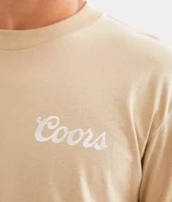 Graphic T-Shirts | tee luv Coors Banquet T-Shirt Sand