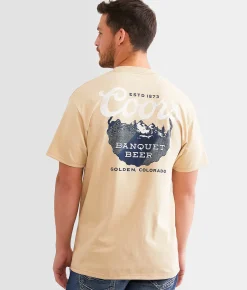 Graphic T-Shirts | tee luv Coors Banquet T-Shirt Sand