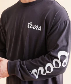 tee luv Coors Banquet T-Shirt Vintage Black Sale