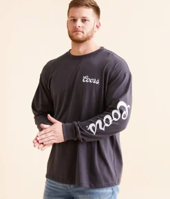 tee luv Coors Banquet T-Shirt Vintage Black Sale