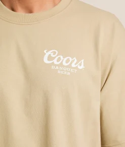 Tops|Graphic T-Shirts | tee luv Coors Banquet T-Shirt Sand