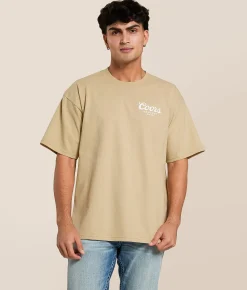 Tops|Graphic T-Shirts | tee luv Coors Banquet T-Shirt Sand