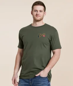 Graphic T-Shirts | tee luv Coors Banquet T-Shirt Surplus Green