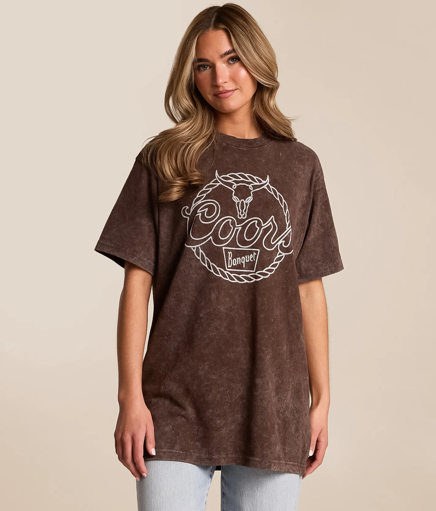 Tops | Changes Coors Banquet T-Shirt Brown