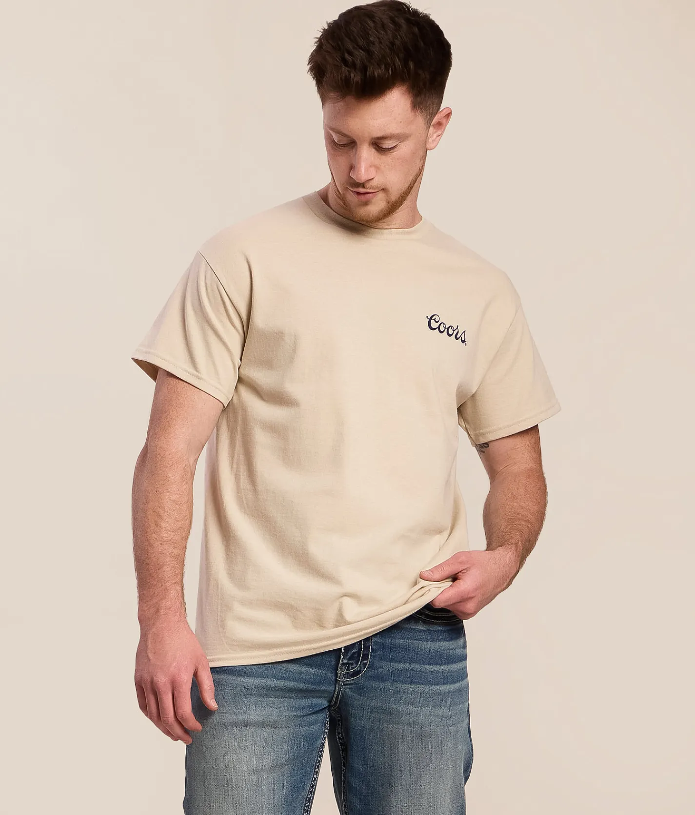 Tops|Graphic T-Shirts | Changes Coors Banquet Vintage T-Shirt Natural