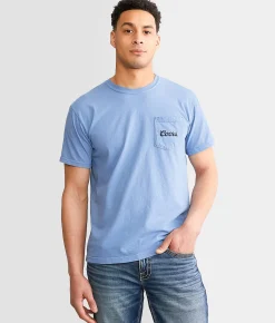 tee luv Coors Beer T-Shirt Washed Denim Outlet