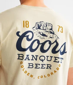 tee luv Coors Beer T-Shirt Ivory Best