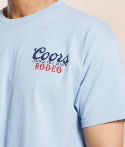 Tops|Graphic T-Shirts | Screen Stars Coors Born To Ride T-Shirt Baby Blue
