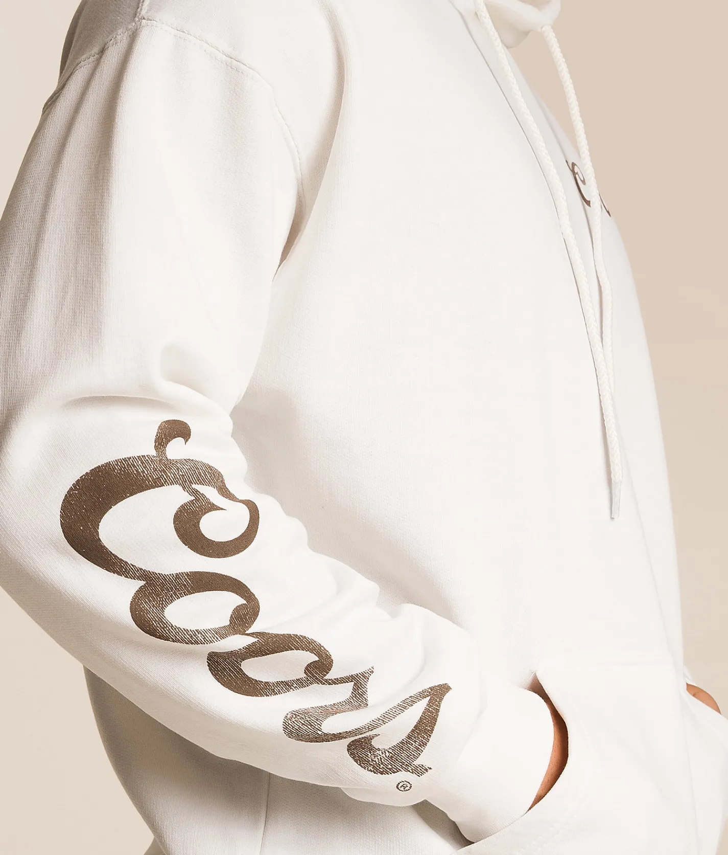 Tops | tee luv Coors Bucking Cowboy Hooded Sweatshirt White