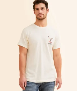 Brixton Coors Bull T-Shirt Cream Best