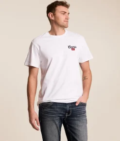 Tops|Graphic T-Shirts | Brixton Coors Buster T-Shirt White