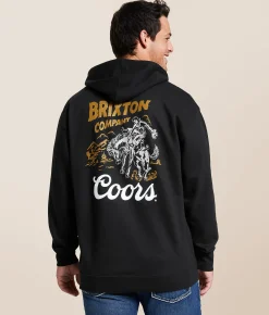 Tops | Brixton Coors Canyon Hooded Sweatshirt Black