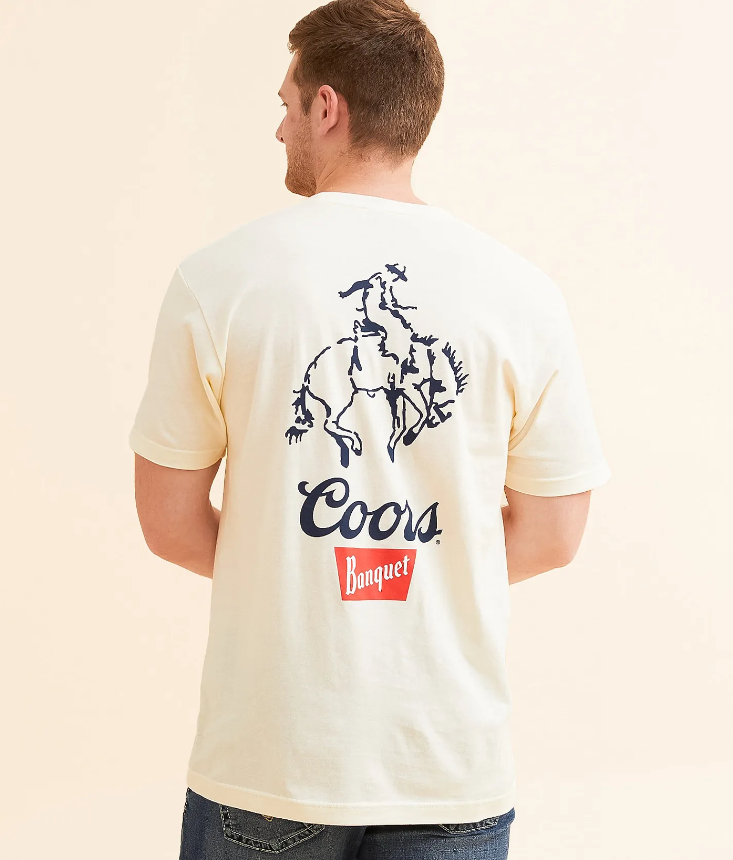 Brixton Coors Colt T-Shirt Navy Hot