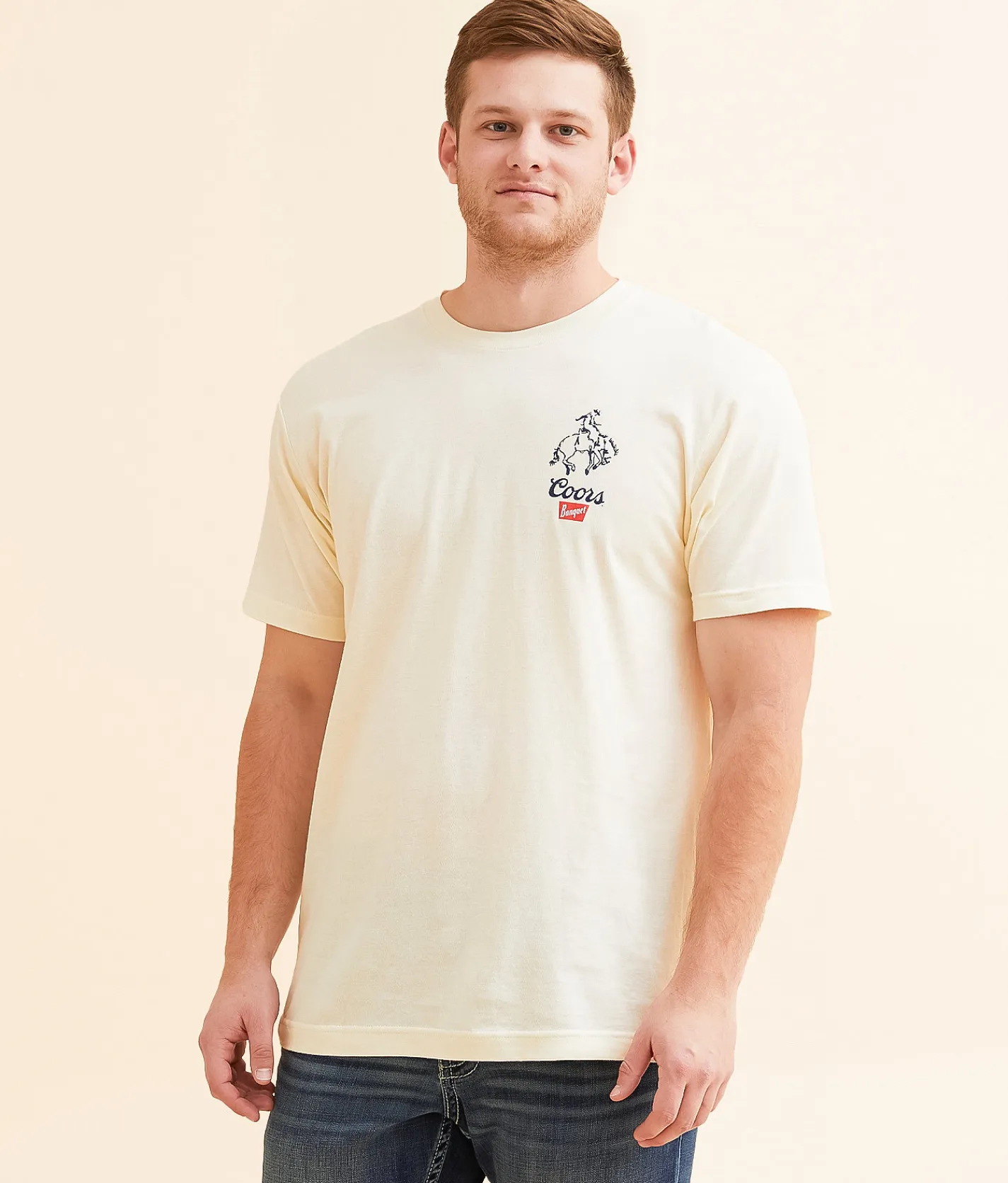 Brixton Coors Colt T-Shirt Navy Hot