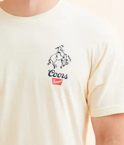 Brixton Coors Colt T-Shirt Navy Hot