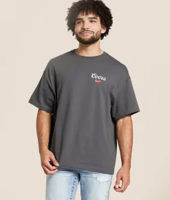 Tops|Graphic T-Shirts | tee luv Coors Cowboys T-Shirt Smoke Grey