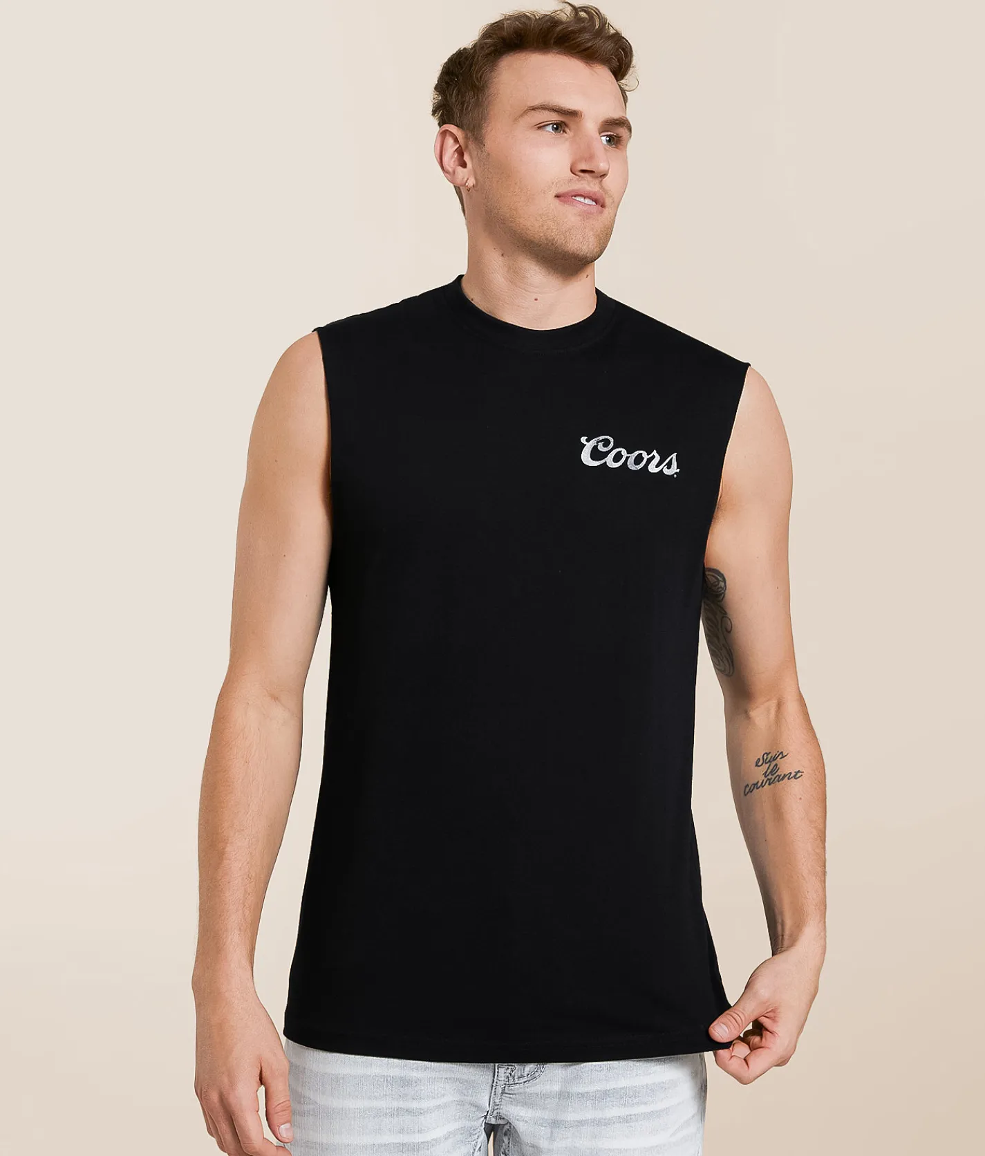 tee luv Coors® Cowboy Tank Top Black Online
