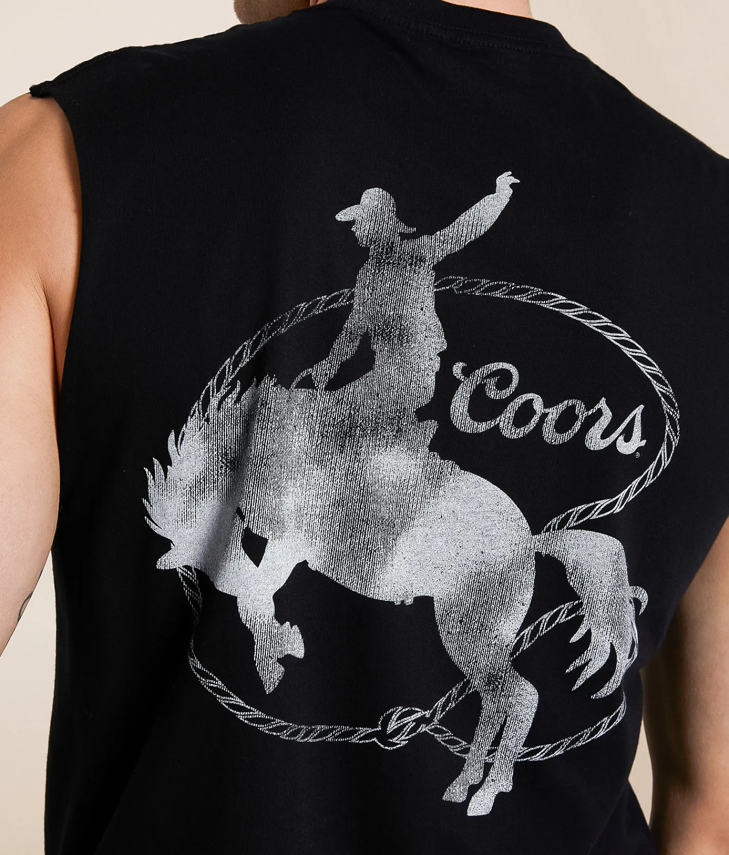 tee luv Coors® Cowboy Tank Top Black Online