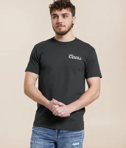 Graphic T-Shirts | tee luv Coors Cowboy T-Shirt Vintage Black