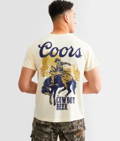 Graphic T-Shirts | Screen Stars Coors Cowboy T-Shirt Cream