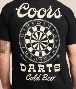 Tops|Graphic T-Shirts | American Needle Coors Darts T-Shirt White