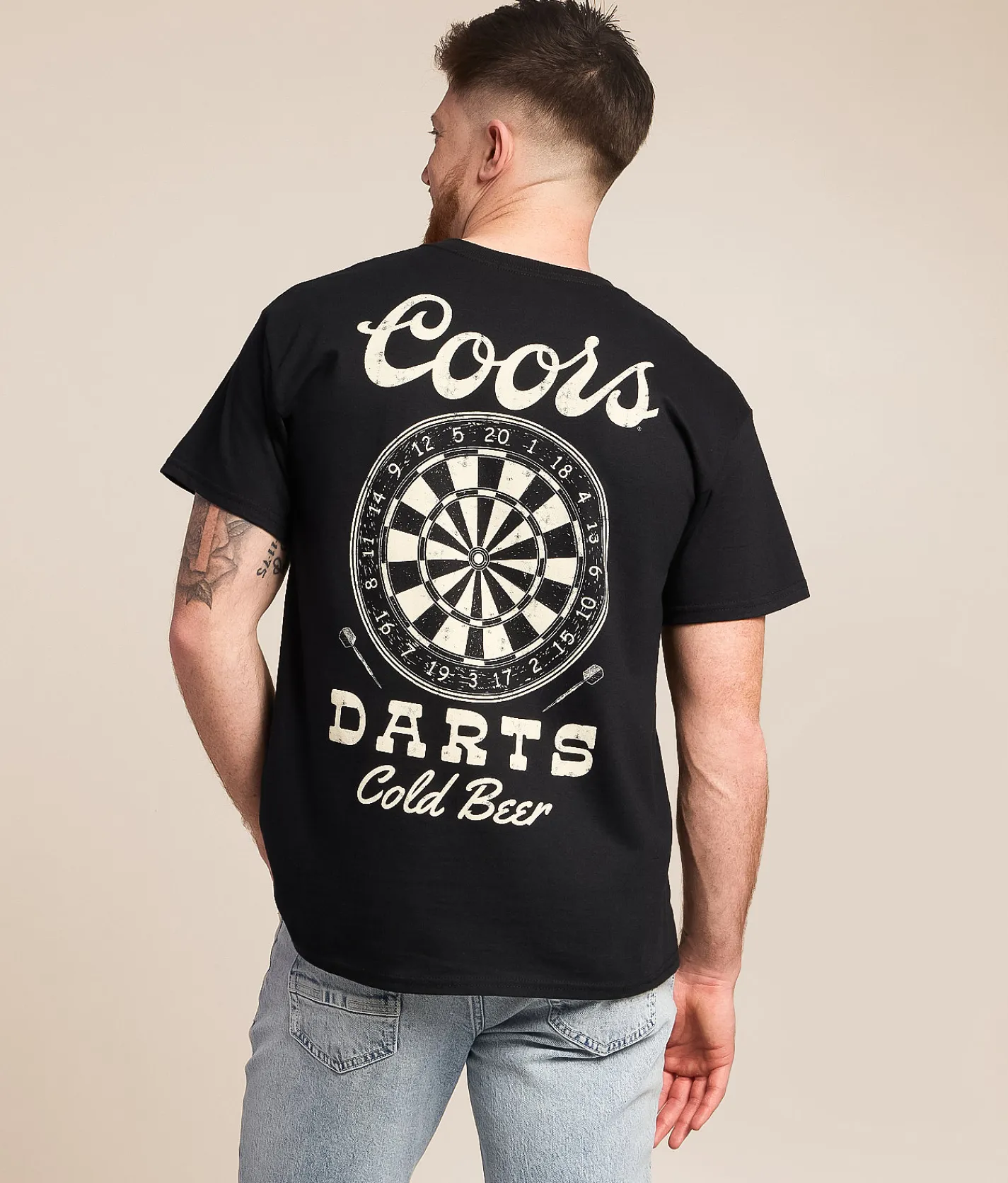 Tops|Graphic T-Shirts | American Needle Coors Darts T-Shirt White