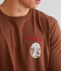 Brixton Coors Filter T-Shirt Bison Clearance
