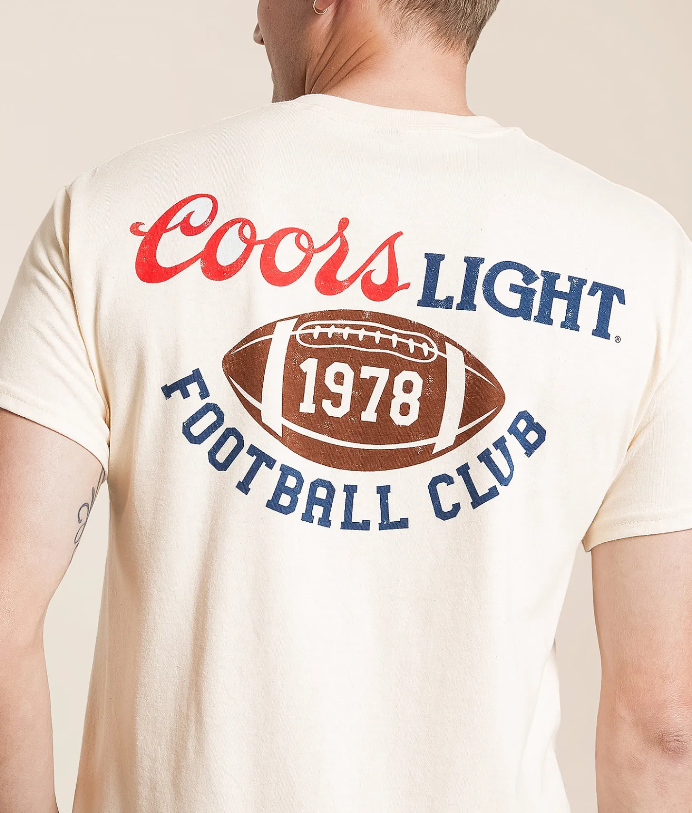 Graphic T-Shirts | American Needle Coors Football T-Shirt Cream