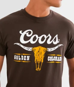Graphic T-Shirts | Brew City Coors Golden Colorado T-Shirt Dark Chocolate