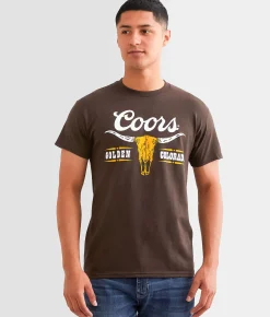 Graphic T-Shirts | Brew City Coors Golden Colorado T-Shirt Dark Chocolate