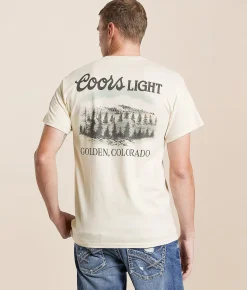 American Needle Coors Golden CO T-Shirt Cream Sale