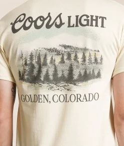 American Needle Coors Golden CO T-Shirt Cream Sale