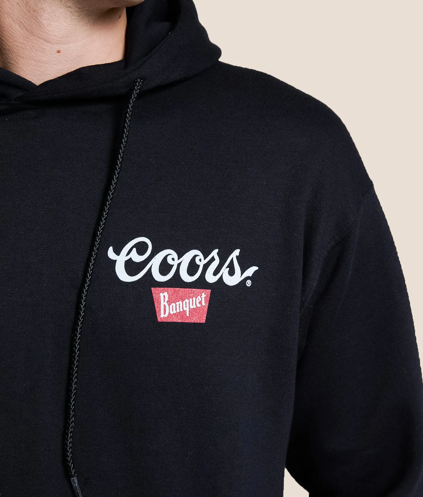 Tops | tee luv Coors Heritage Oval Hooded Sweatshirt Black