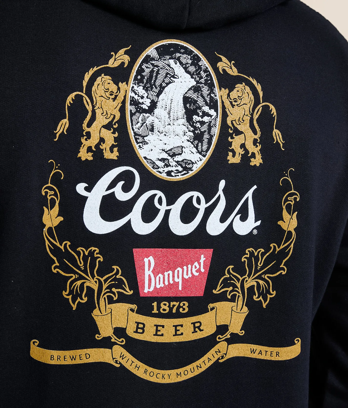 Tops | tee luv Coors Heritage Oval Hooded Sweatshirt Black