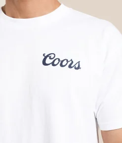 tee luv Coors Horseshoe T-Shirt White Hot