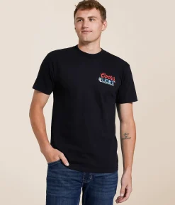 Tops|Graphic T-Shirts | Screen Stars Coors Light Golf Club T-Shirt Black