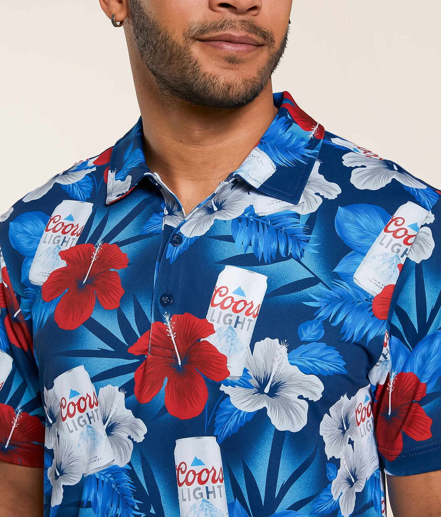 Valor Coors Light® Refresh Polo Navy Clearance