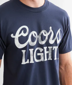 Graphic T-Shirts | tee luv Coors Light T-Shirt Navy