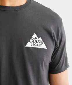 Graphic T-Shirts | tee luv Coors Light T-Shirt Vintage Black